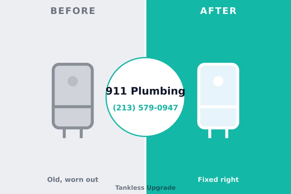 Before and after: plumbing company Chaffee, MO